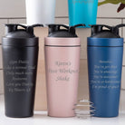 Personalised Any Message Protein Shaker Bottle - Protein Shaker Bottles