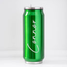 Personalised Large Name 500ml Can Style Bottle - cup