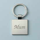 Personalised Name Square Keyring - Key Rings