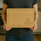 Personalised Knife & Fork Wooden Chopping Board - Chopping Boards