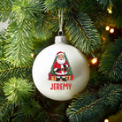 Personalised Santa Clause Christmas Bauble - Baubles