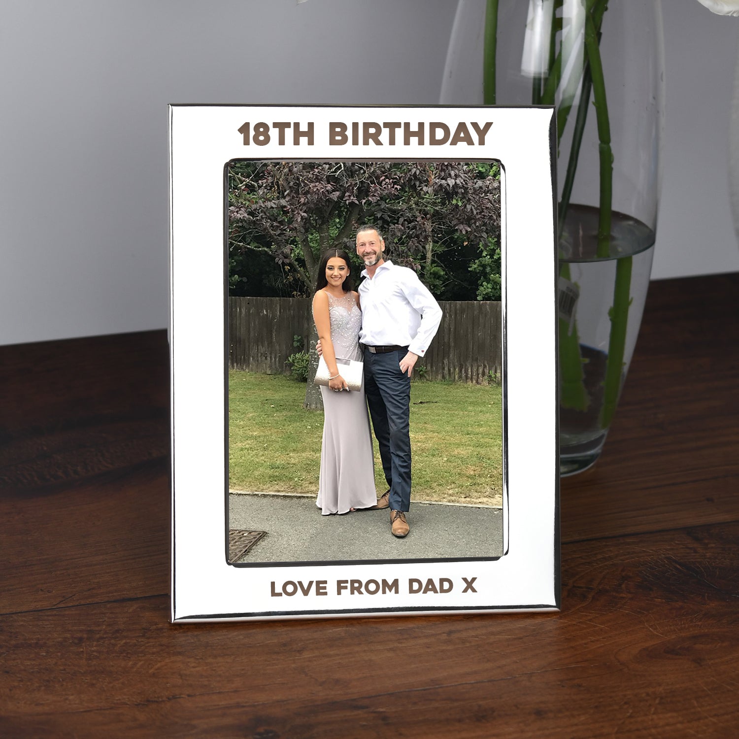 Personalised Silver 5x7 18th Birthday Photo Frame - Photo Frames