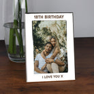 Personalised Silver 4x6 18th Birthday Photo Frame - Photo Frames