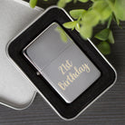 Personalised 21st Birthday Silver Lighter & Gift Box - Lighters