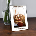 Personalised Silver 4x6 21st Birthday Photo Frame - Photo Frames