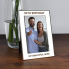Personalised Silver 4x6 30th Birthday Photo Frame - Photo Frames