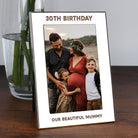 Personalised Silver 4x6 30th Birthday Photo Frame - Photo Frames