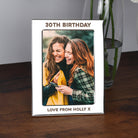 Personalised Silver 5x7 30th Birthday Photo Frame - Photo Frames