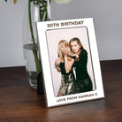Personalised Silver 5x7 30th Birthday Photo Frame - Photo Frames