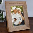 Personalised Wooden 5x7 40th Wedding Anniversary Frame - Photo Frames