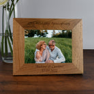 Personalised Wooden 7x5 Landscape 40th Wedding Anniversary Frame - Photo Frames