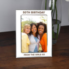 Personalised Silver 5x7 50th Birthday Photo Frame - Photo Frames