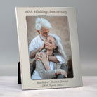 Personalised Silver 60th Wedding Anniversary Photo Frame - Photo Frames