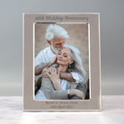 Personalised Silver 60th Wedding Anniversary Photo Frame - Photo Frames