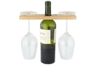 Personalised Years Wooden Wine Glass & Bottle Holder - Wooden Wine Holders