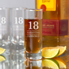 Personalised Birthday Age Shot Glass - Shot Glass