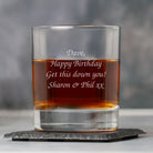 Personalised Message Glass Tumbler - Glass Tumblers