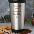 Personalised Any Message Stainless Steel Travel Tumbler - Travel Mugs