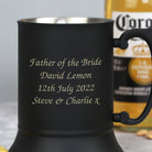 Personalised Message Matt Black Stainless Steel Tankard - Stainless Steel Tankards