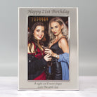 Personalised Silver 4x6 Any Message Photo Frame - Photo Frames