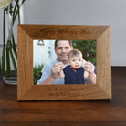Personalised Wooden 7x5 Landscape Any Message Frame - Photo Frames