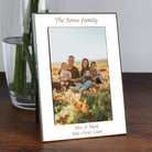 Personalised Silver 4x6 Any Message Photo Frame - Photo Frames