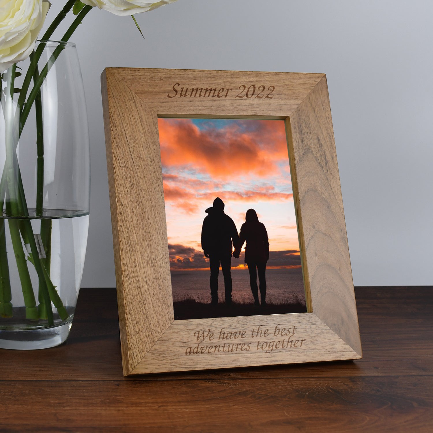 Personalised Wooden 5x7 Any Message Frame - Photo Frames