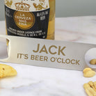 Personalised Beer O’Clock Silver Bar Blade Bottle Opener - Bar Blades