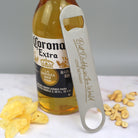 Personalised Best Daddy In The World Silver Bar Blade Bottle Opener - Bar Blades
