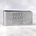 Personalised Best Man Money Clip - Accessories