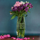 Personalised The Best Mum Glass Bullet Vase - Bullet Vase