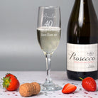 Personalised Birthday Champagne Flute Glass - Champagne Flutes