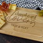 Personalised Cheese Board Lovers Rectangle Wooden Chopping Board