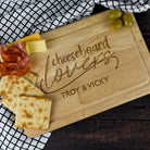 Personalised Cheese Board Lovers Rectangle Wooden Chopping Board