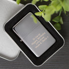Personalised Message Silver Lighter & Gift Box - Lighters