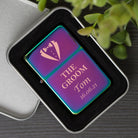 Personalised The Groom Rainbow Wedding Lighter & Gift Box - Lighters