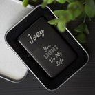 Personalised You Light Up My Life Black Lighter & Gift Box - Lighters