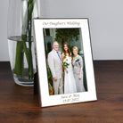 Personalised Silver 4x6 Our Daughter’s Wedding Photo Frame - Photo Frames