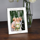 Personalised Silver 5x7 Our Daughter’s Wedding Photo Frame - Photo Frames