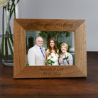 Personalised Wooden 7x5 Landscape Our Daughter’s Wedding Frame - Photo Frames