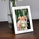 Personalised Silver 5x7 Our Daughter’s Wedding Photo Frame - Photo Frames