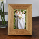 Personalised Wooden 4x6 Our Daughter’s Wedding Frame - Photo Frames