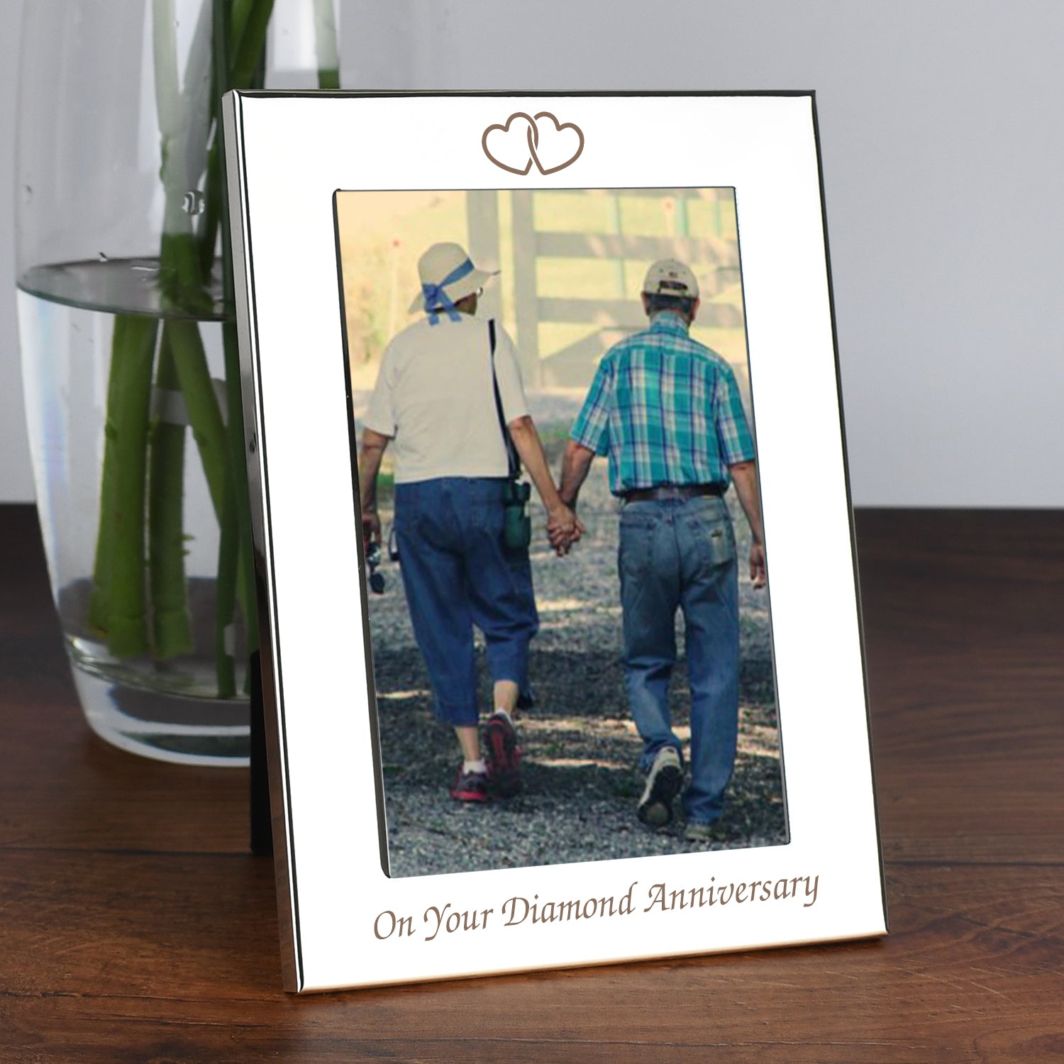 Silver 4x6 On Your Diamond Wedding Anniversary Photo Frame - Photo Frames