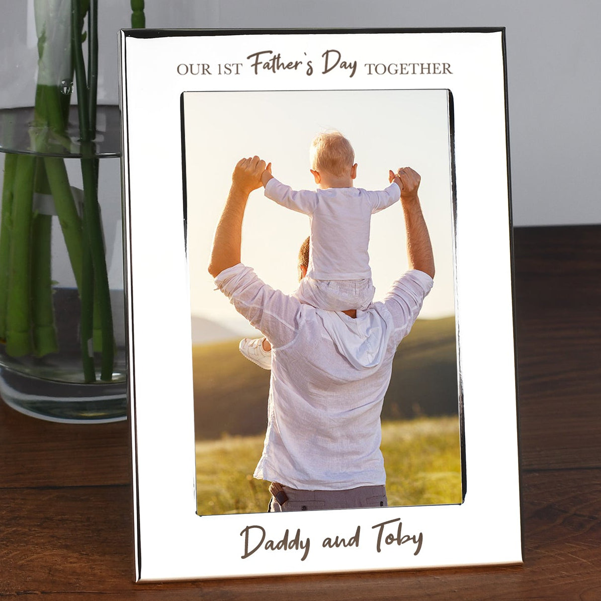 Personalised Our 1st Father’s Day Together 4x6 Photo Frame - Photo Frames