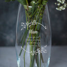 Personalised Floral Name & Message Bullet Vase - Bullet Vase
