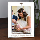 Silver 5x7 Thank You For Being My Godmother Photo Frame - Photo Frames