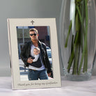 Silver 4x6 Thank You For Being My Godfather Photo Frame - Photo Frames