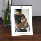 Silver 4x6 Thank You For Being My Godfather Photo Frame - Photo Frames