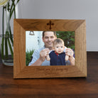 Personalised Wooden 7x5 Landscape Thank You For Being My Godfather Frame - Photo Frames