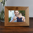 Personalised Wooden 7x5 Landscape Thank You For Being My Godfather Frame - Photo Frames